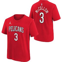 Nike Youth New Orleans Pelicans CJ McCollum #3 Red T-Shirt