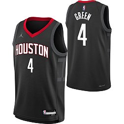 Nike Men's Houston Rockets Jalen Green #4 Red Dri-Fit Swingman Jersey, Small