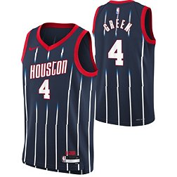 Nike Youth 2022-23 City Edition Houston Rockets Jalen Green #4 Navy Dri-FIT Swingman Jersey
