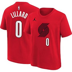 Nike Men's Portland Trail Blazers Red Dri-Fit Spotlight Pullover Hoodie, Small