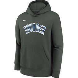 Nike Youth 2022-23 City Edition Oklahoma City Thunder Grey Essential Pullover Hoodie