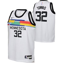 Boekwinkel homoseksueel Kinderrijmpjes Nike Youth 2022-23 City Edition Minnesota Timberwolves Karl-Anthony Towns  #32 White Dri-FIT Swingman Jersey | Dick's Sporting Goods
