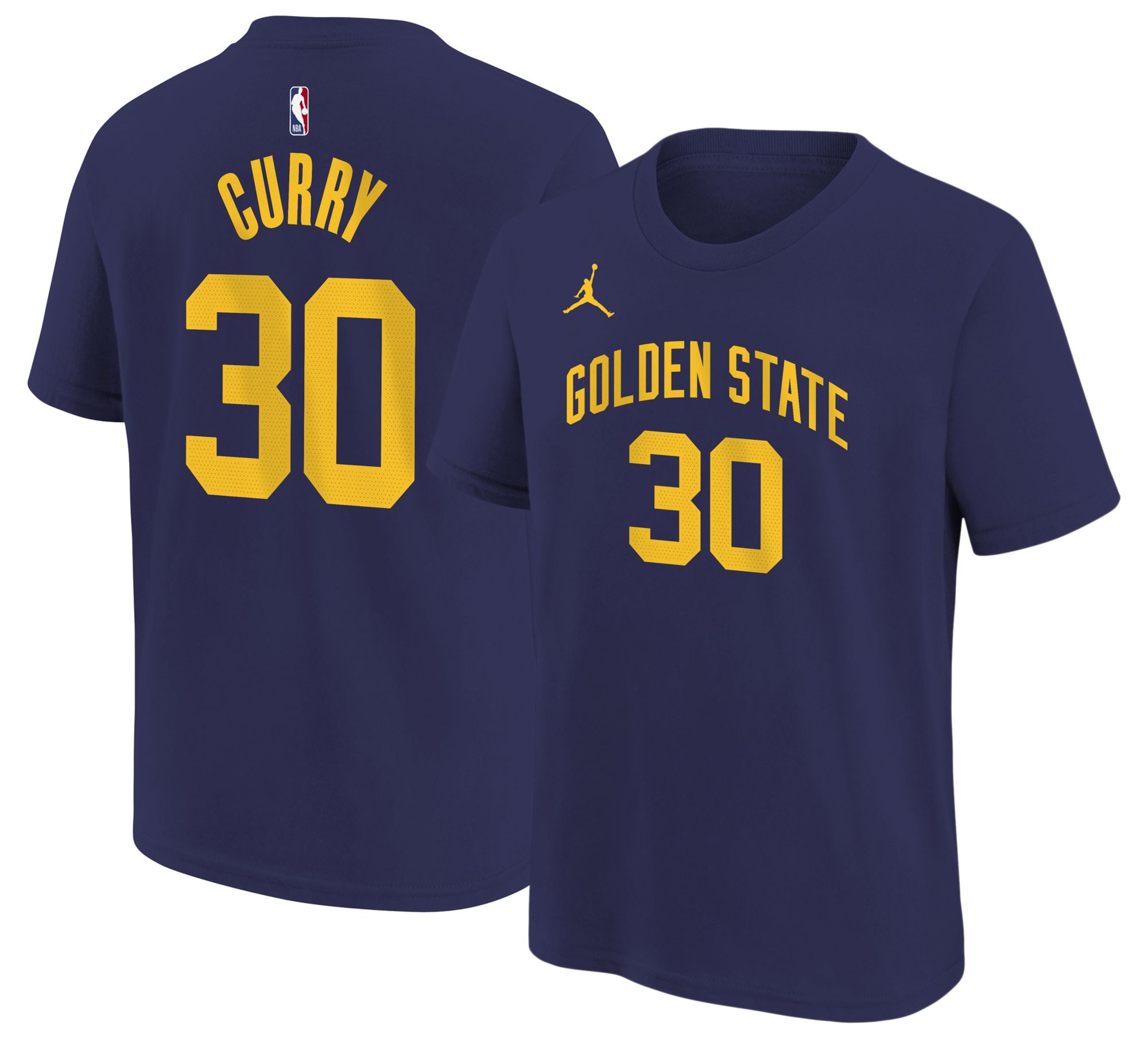 Nike Youth Golden State Warriors Stephen Curry #30 Blue T-Shirt