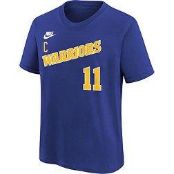 Nike Youth Hardwood Classic Golden State Warriors Klay Thompson #11 Blue T-Shirt