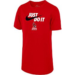 Nike Youth Ball State Cardinals Cardinal Dri-FIT Legend Just Do It T-Shirt