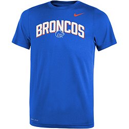 Nike Youth Boise State Broncos Blue Dri-FIT Legend Football Sideline Team Issue Arch T-Shirt