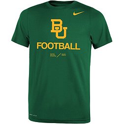 Nike Youth Baylor Bears Green Dri-FIT Legend Football Sideline Team Issue T-Shirt