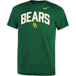 Nike Youth Baylor Bears Green Dri-FIT Legend Football Sideline Team Issue Arch T-Shirt