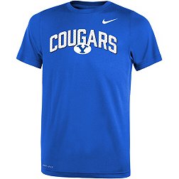 Nike Youth BYU Cougars Blue Dri-FIT Legend Football Sideline Team Issue Arch T-Shirt