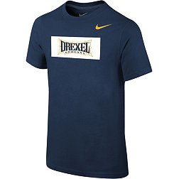 Nike Youth Drexel Dragons Blue Core Cotton Wordmark T-Shirt