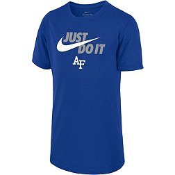 Nike Youth Air Force Falcons Blue Dri-FIT Legend Just Do It T-Shirt