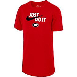 Nike Youth Georgia Bulldogs Red Dri-FIT Legend Just Do It T-Shirt