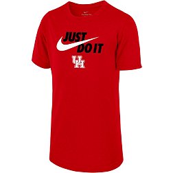 Nike Youth Houston Cougars Red Dri-FIT Legend Just Do It T-Shirt