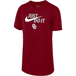 Nike Youth Oklahoma Sooners Crimson Dri-FIT Legend Just Do It T-Shirt