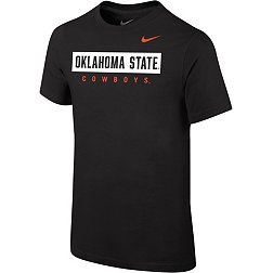 Nike Youth Oklahoma State Cowboys Black Core Cotton Wordmark T-Shirt