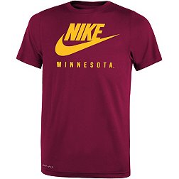 Nike Youth Minnesota Golden Gophers Maroon Dri-FIT Legend Futura T-Shirt