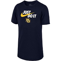 Nike Youth Marquette Golden Eagles Blue Dri-FIT Legend Just Do It T-Shirt