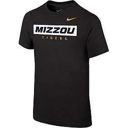 Nike Youth Missouri Tigers Black Core Cotton Wordmark T-Shirt