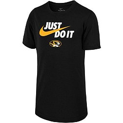 Nike Youth Missouri Tigers Black Dri-FIT Legend Just Do It T-Shirt