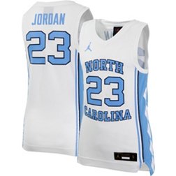 Jordan Youth North Carolina Tar Heels Michael Jordan #23 White Replica Basketball Jersey