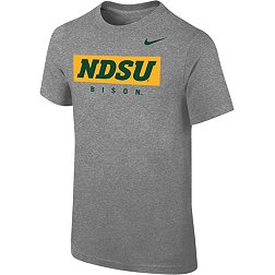 Nike Youth North Dakota State Bison Green Core Cotton Wordmark T-Shirt