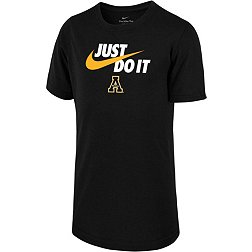 Nike Youth Appalachian State Mountaineers Black Dri-FIT Legend Just Do It T-Shirt