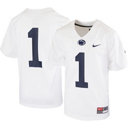 Nike Little Kids' Penn State Nittany Lions #1 White Untouchable Game Football Jersey