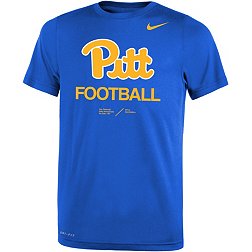 Nike Youth Pitt Panthers Blue Dri-FIT Legend Football Sideline Team Issue T-Shirt