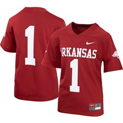 Nike Youth Arkansas Razorbacks #1 Cardinal Untouchable Game Football Jersey