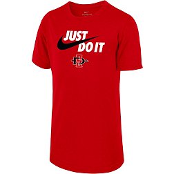 Nike Youth San Diego State Aztecs Scarlet Dri-FIT Legend Just Do It T-Shirt
