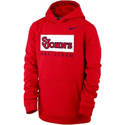 Nike Youth St. John's Red Storm Red Club Fleece Pullover Hoodie