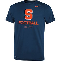 Nike Youth Syracuse Orange Blue Dri-FIT Legend Football Sideline Team Issue T-Shirt