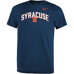 Nike Youth Syracuse Orange Blue Dri-FIT Legend Football Sideline Team Issue Arch T-Shirt