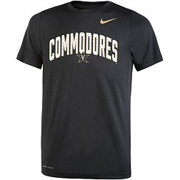 Nike Youth Vanderbilt Commodores Black Dri-FIT Legend Football Sideline Team Issue Arch T-Shirt