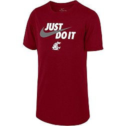 Nike Youth Washington State Cougars Crimson Dri-FIT Legend Just Do It T-Shirt