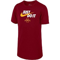 Nike Youth Iowa State Cyclones Cardinal Dri-FIT Legend Just Do It T-Shirt