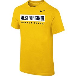 Nike Youth West Virginia Mountaineers Gold Core Cotton Wordmark T-Shirt