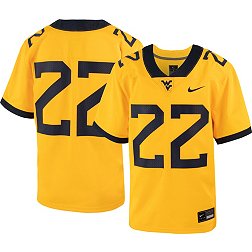 Nike Youth West Virginia Mountaineers #22 Gold Untouchable Game Football Jersey