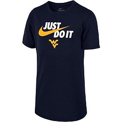 Nike Youth West Virginia Mountaineers Blue Dri-FIT Legend Just Do It T-Shirt