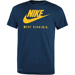 Nike Youth West Virginia Mountaineers Blue Dri-FIT Legend Futura T-Shirt