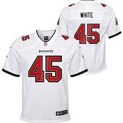 Nike Youth Tampa Bay Buccaneers Devin White #45 White Game Jersey