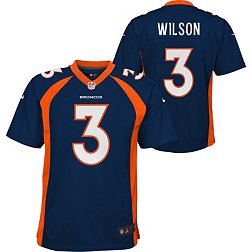 Nike Youth Denver Broncos Russell Wilson #3 Navy Game Jersey