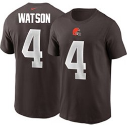 Nike Youth Cleveland Browns Deshaun Watson #4 Brown Logo T-Shirt