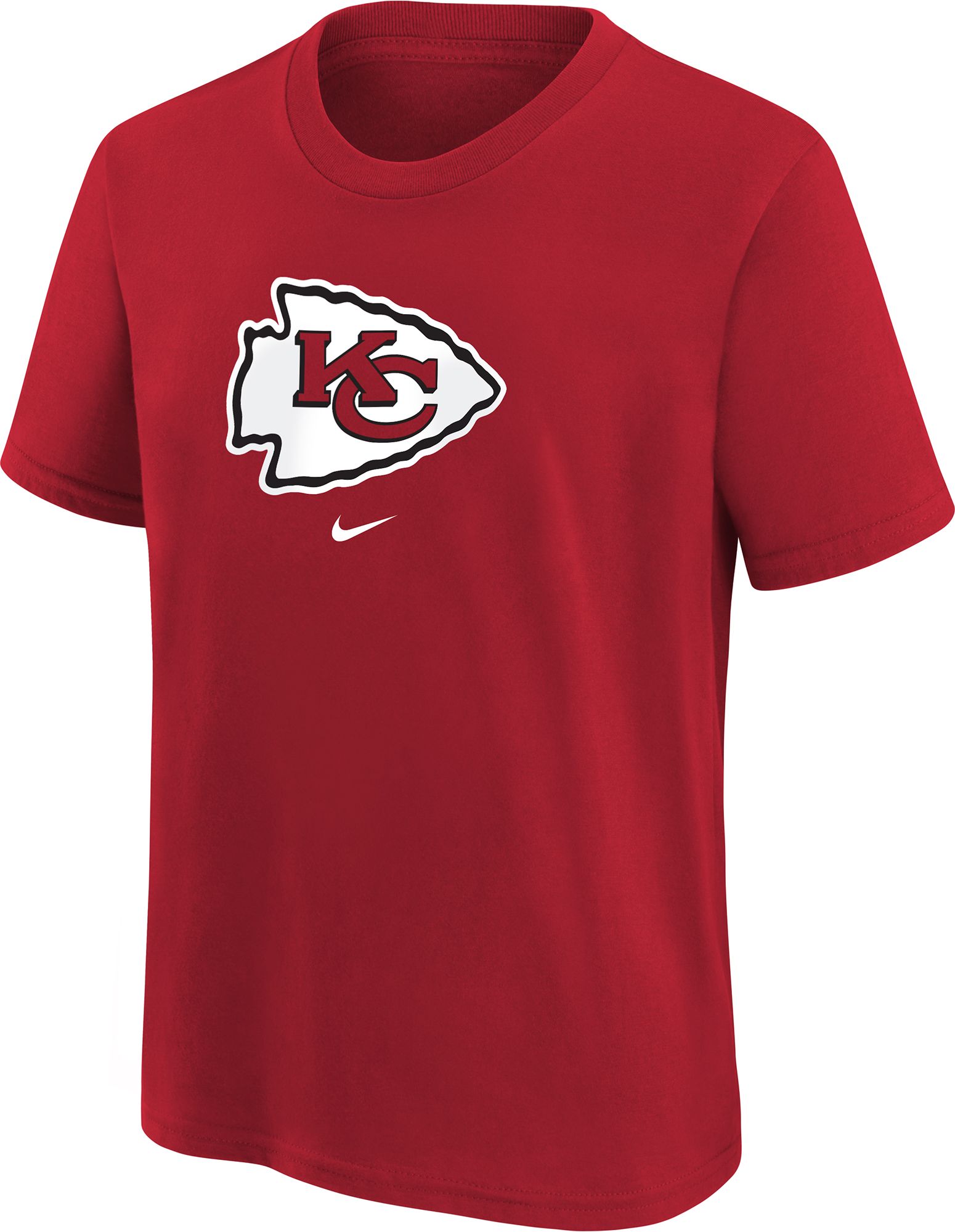 Nike Youth Kansas City Chiefs Logo Red Cotton T-Shirt