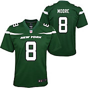 Nike Youth New York Jets Elijah Moore #8 Green Game Jersey