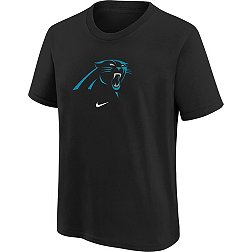 Nike Youth Carolina Panthers Logo Black Cotton T-Shirt