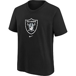 Nike Youth Las Vegas Raiders Logo Black Cotton T-Shirt