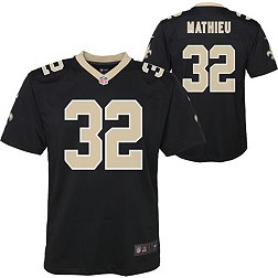 Nike Youth New Orleans Saints Tyrann Mathieu #32 Black Game Jersey