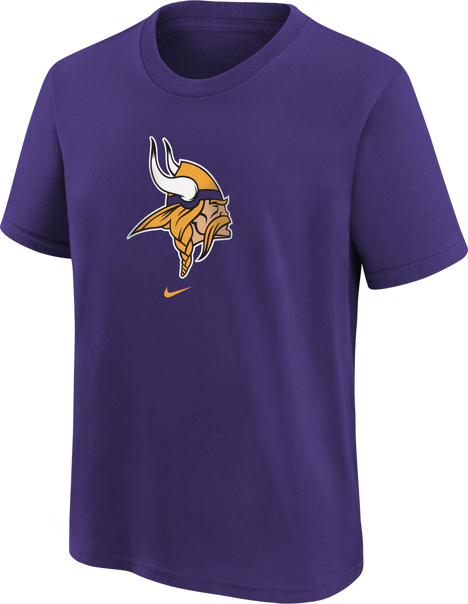 Nike Youth Minnesota Vikings Logo Purple Cotton T-Shirt