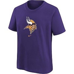 Nike Youth Minnesota Vikings Logo Purple Cotton T-Shirt